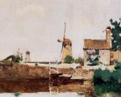 约翰 亨利 特瓦克特曼 : Windmills Dordrecht